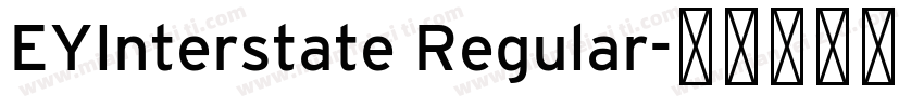 EYInterstate Regular字体转换